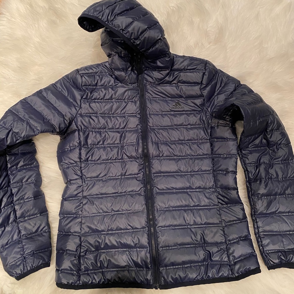 Adidas puffer jacket - worm once.